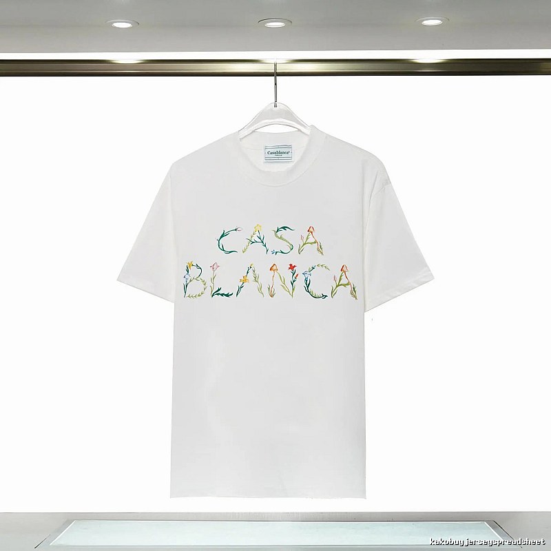 Casablanca - style printed white T - shirt