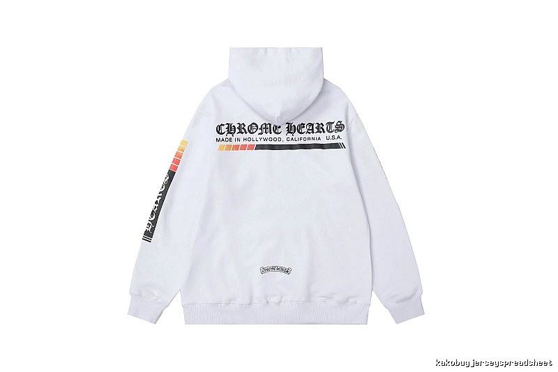 Chrome Hearts 2089-36 White Cross Graphic Hoodie Smart Casual