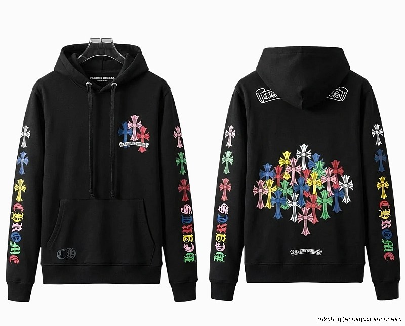 Chrome Hearts Colorful Cross Hoodie