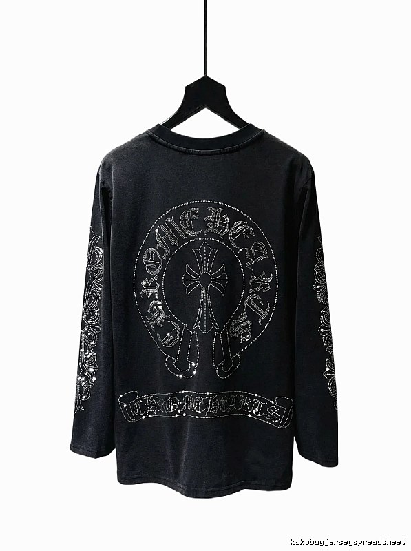 Chrome Hearts Cross Dark Style Black T-shirt