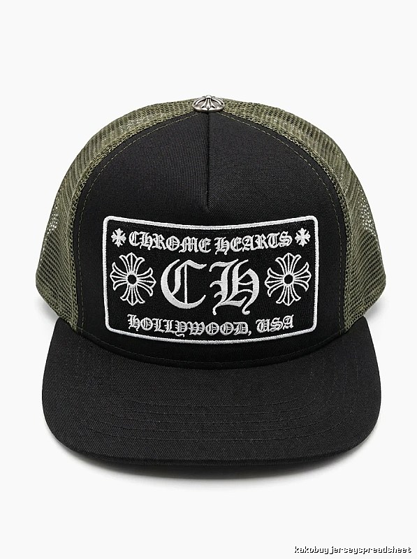 Chrome Hearts Retro Style Black Hat