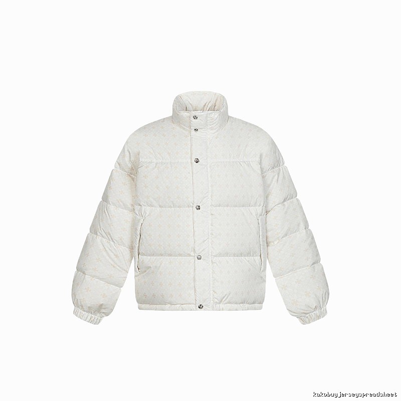 Chrome Hearts Retro Style White Cotton Coat