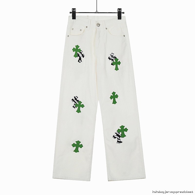 Chrome Hearts Travel Graphic jeans Light Denim Jeans with Modern Look
