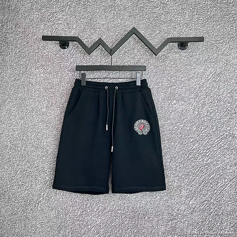 Chrome Hearts trendy black shorts