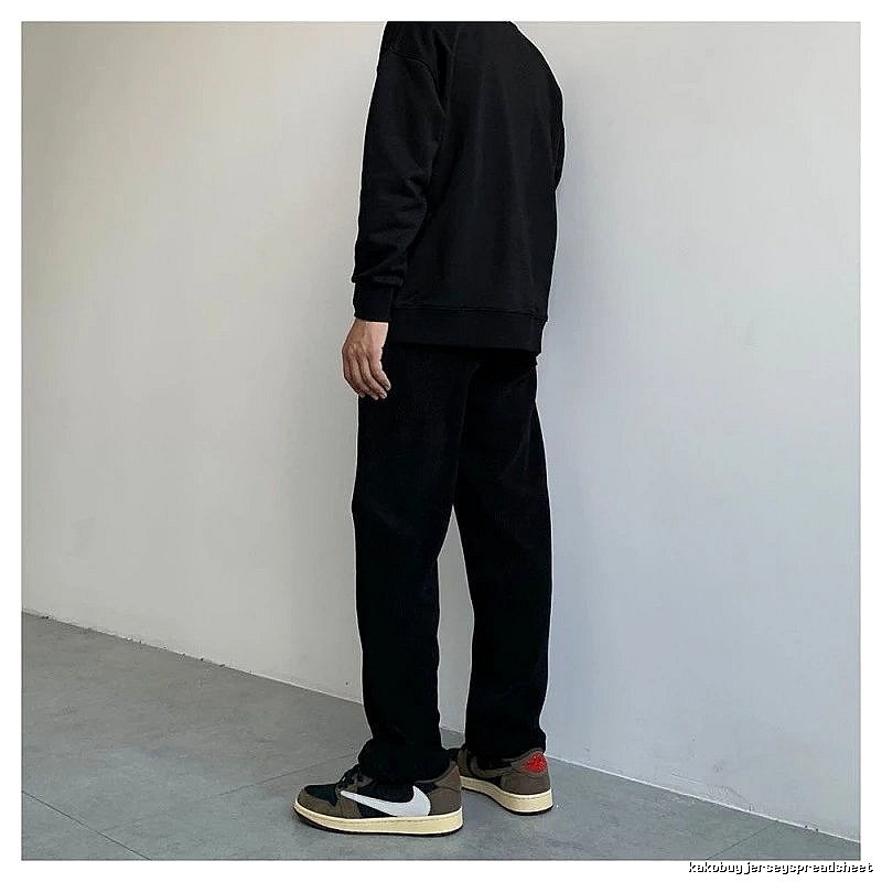 Classic Black casual pants Loose Black Streetwear for Daily Styling