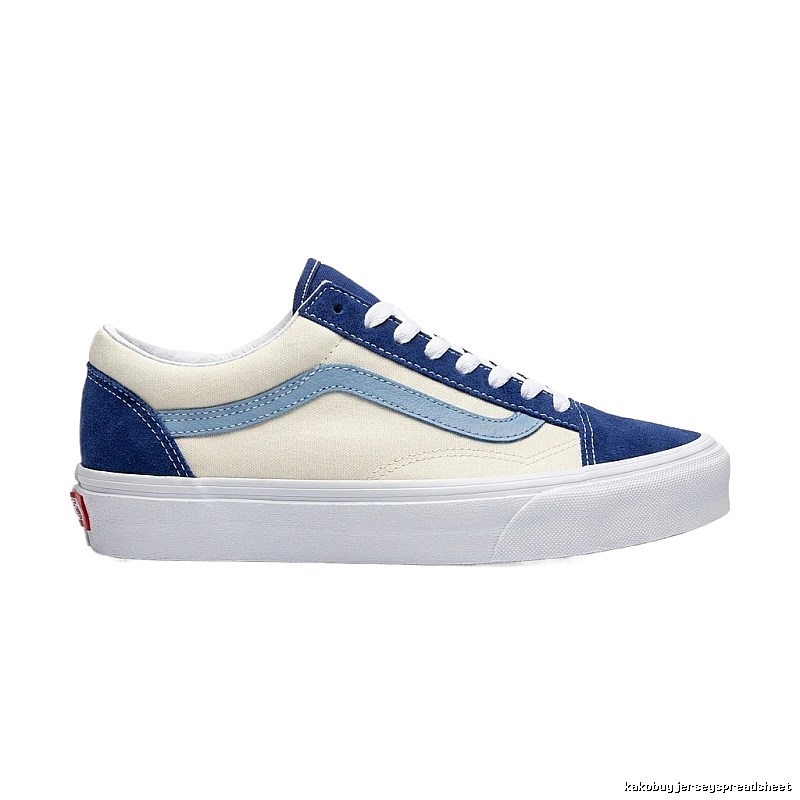 Classic Vans blue and white casual shoes