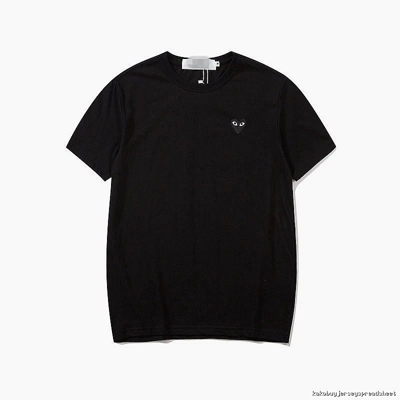 Comme des Garcons PLAY 2021-95 Black Style 2195 Heart Logo T-Shirt Everyday Rotation