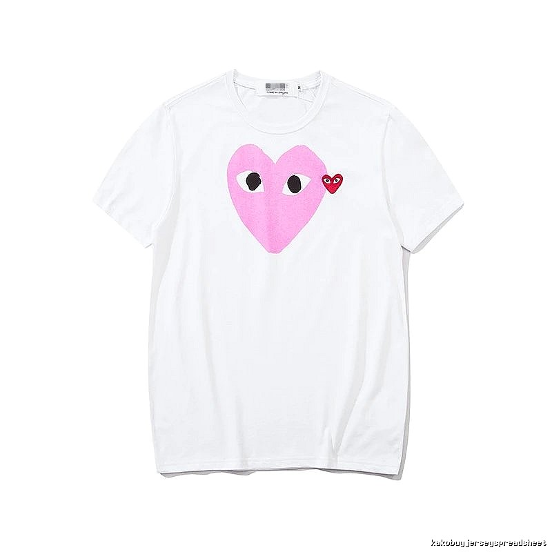 Comme des Garcons PLAY 2023-03 Style 2303 Heart Logo T-Shirt Downtown Style