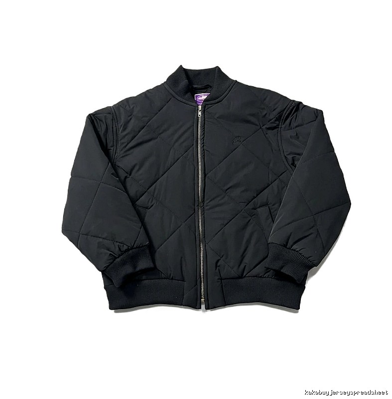 Corteiz black quilted jacket