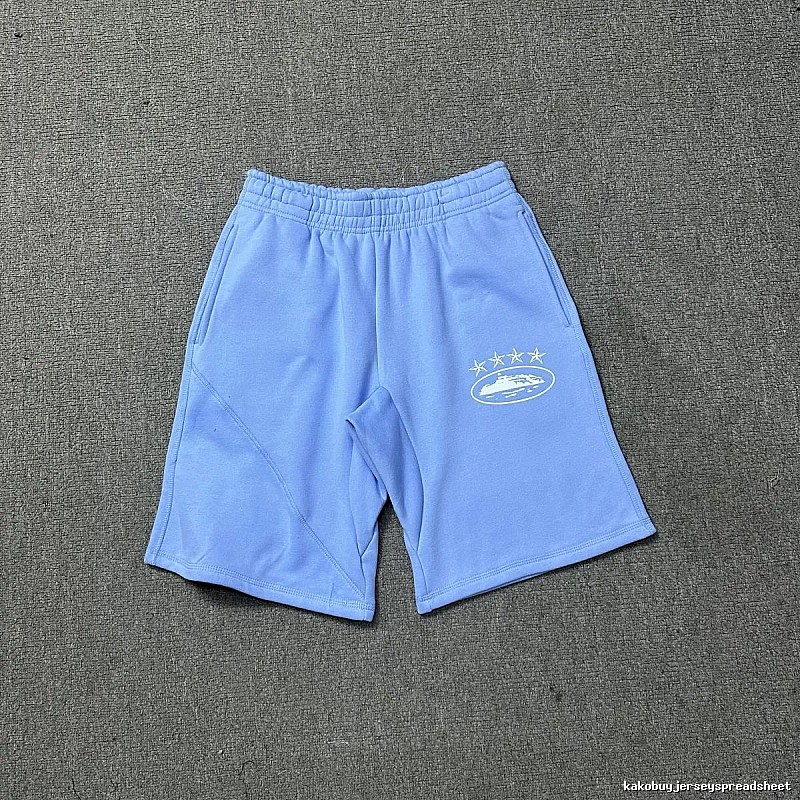 Corteiz casual light blue shorts