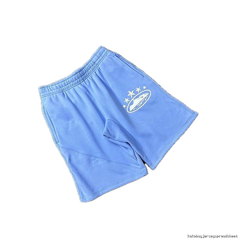 Corteiz casual light blue shorts