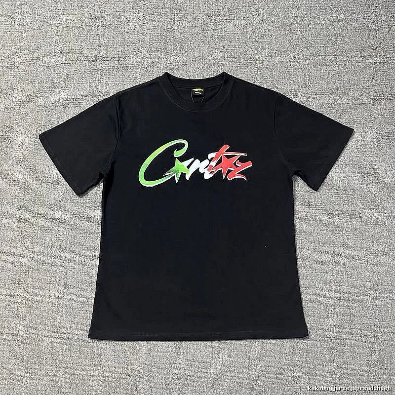 Corteiz Classic Logo T-shirt Black Corteiz with Travel-Friendly Style