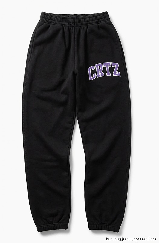 Corteiz CRTZ casual style black pants