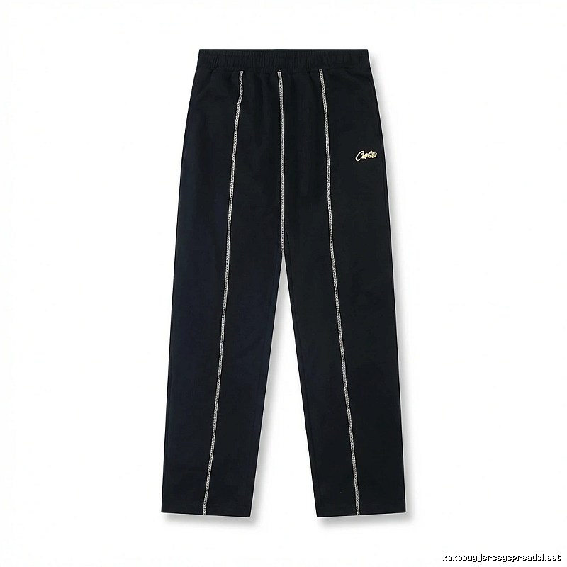 Corteiz minimalist style black trousers