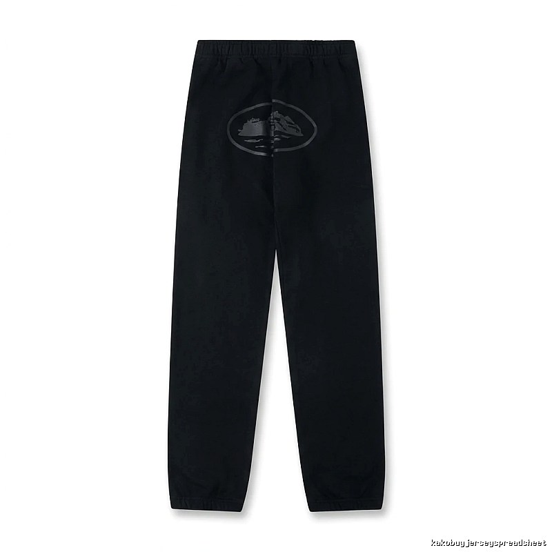 Corteiz Printed Casual Black Pants