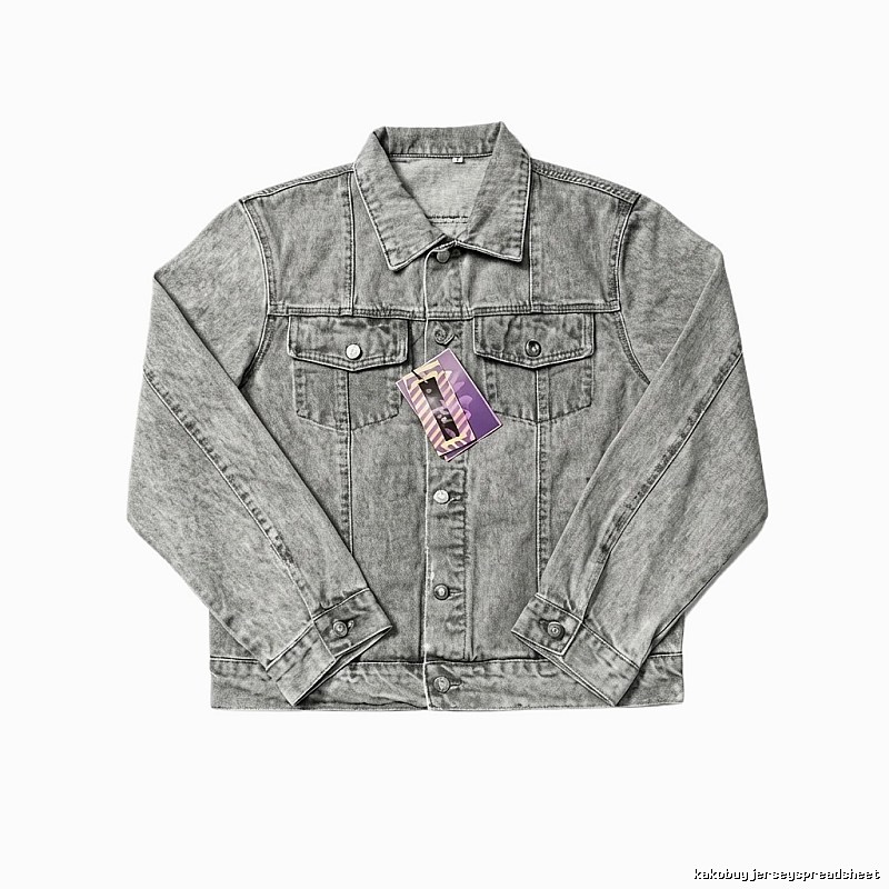 Corteiz Washed Grey Denim Jacket