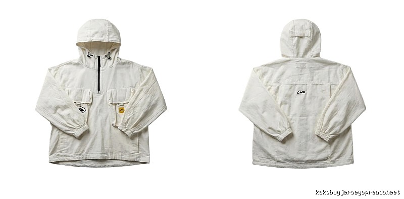 Corteiz Workwear Style White Jacket