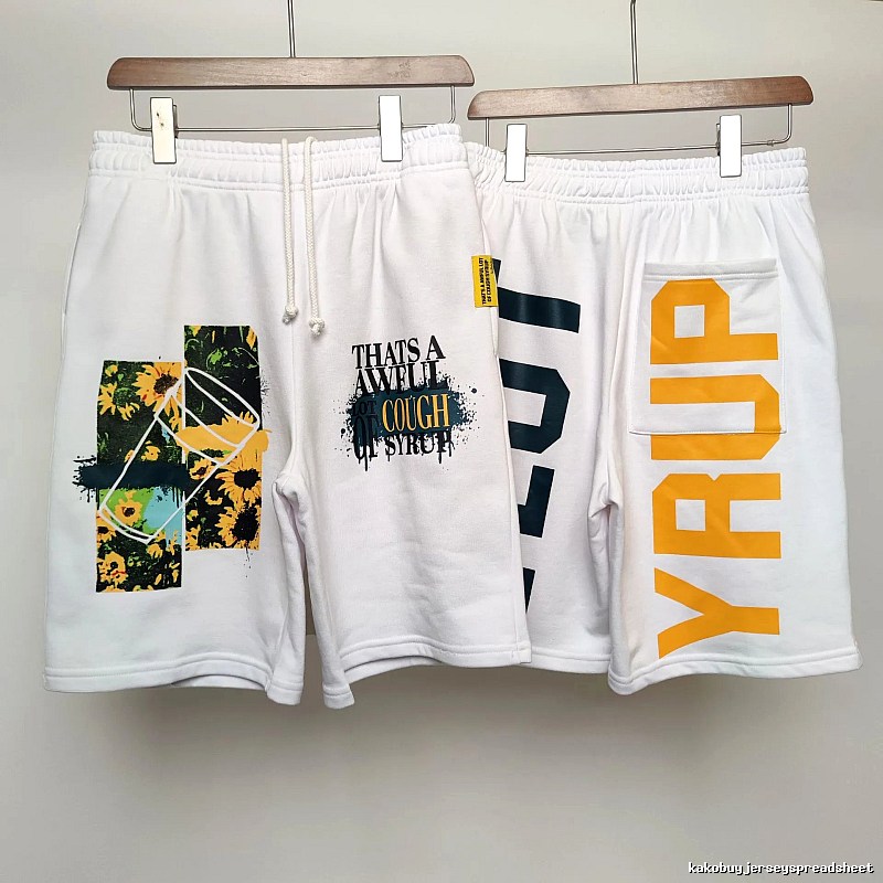 COUGH SYRUP Sunflower Street Style White Shorts