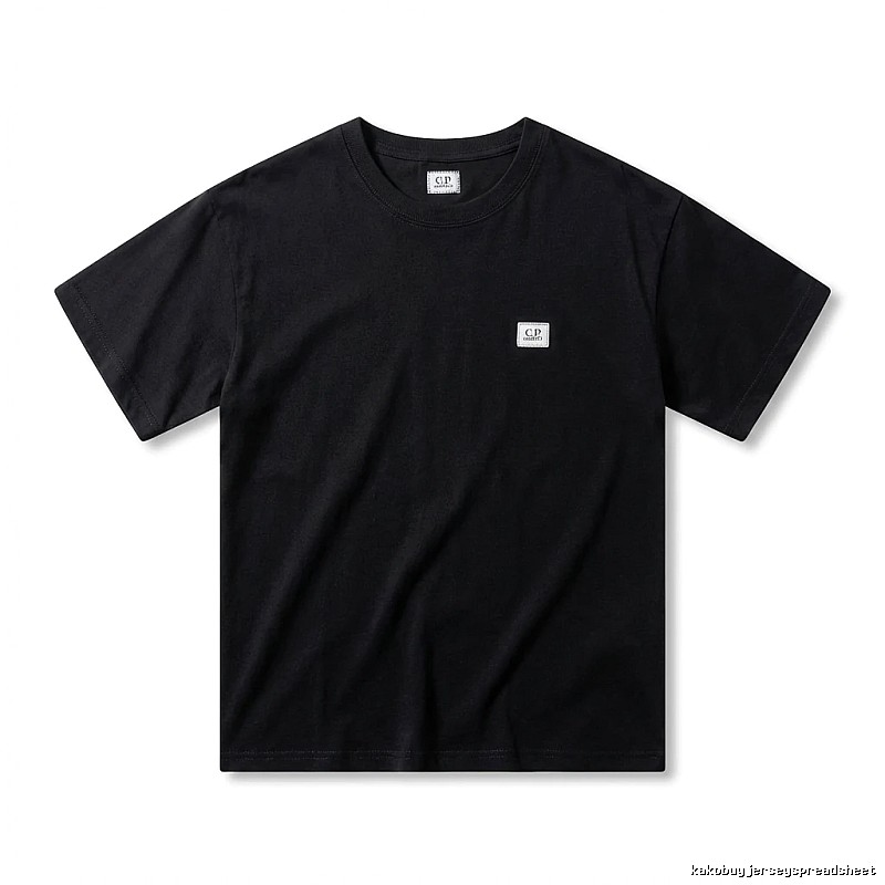 C.P. Basic Style Simple Black T-shirt