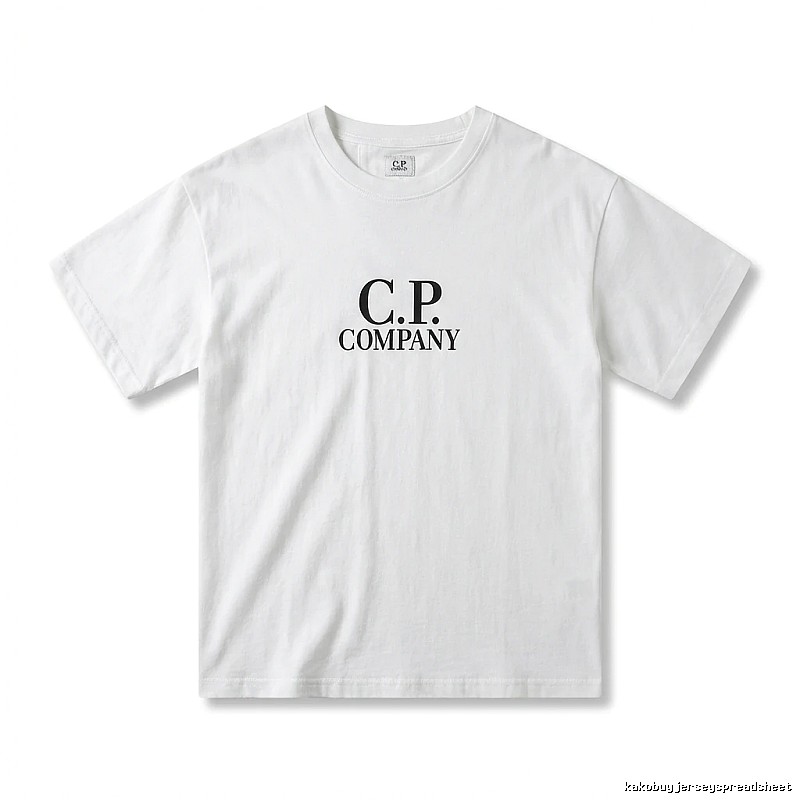 C.P. COMPANY Simple Style White T-shirt