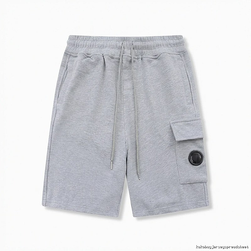C.P. Company workwear-style grey shorts