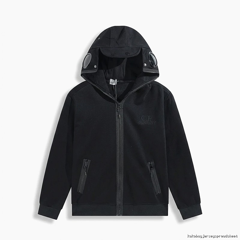 C.P. Functional Style Black Hoodie