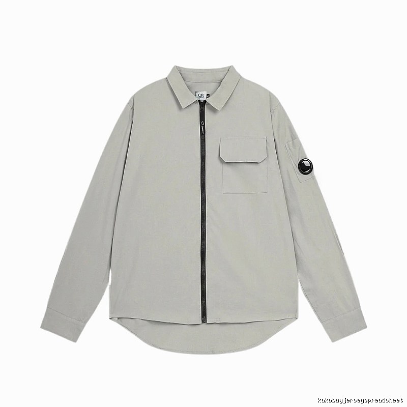 C.P. Grey Workwear-style Shirt