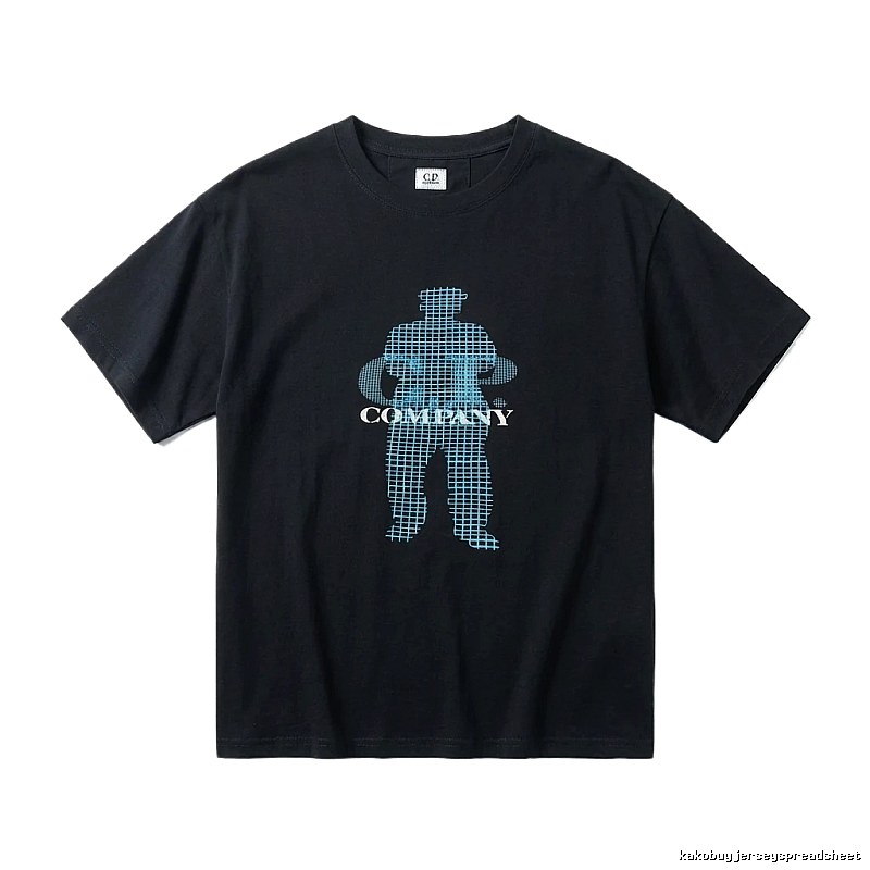 C.P. Trendy Brand Simple Style Black T-shirt