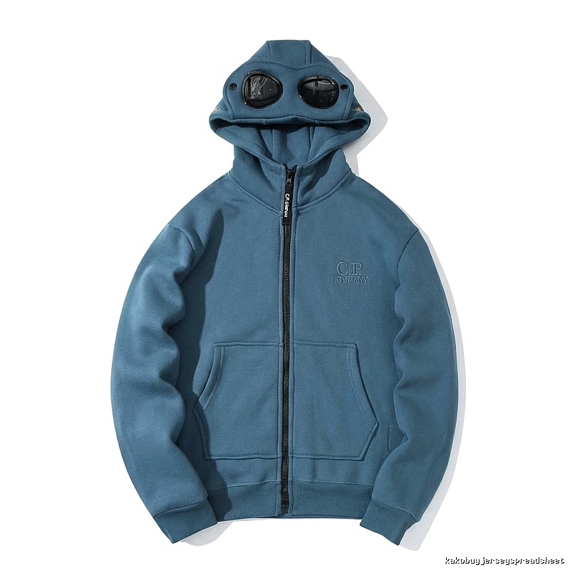 C.P. Workwear Style Blue Hoodie
