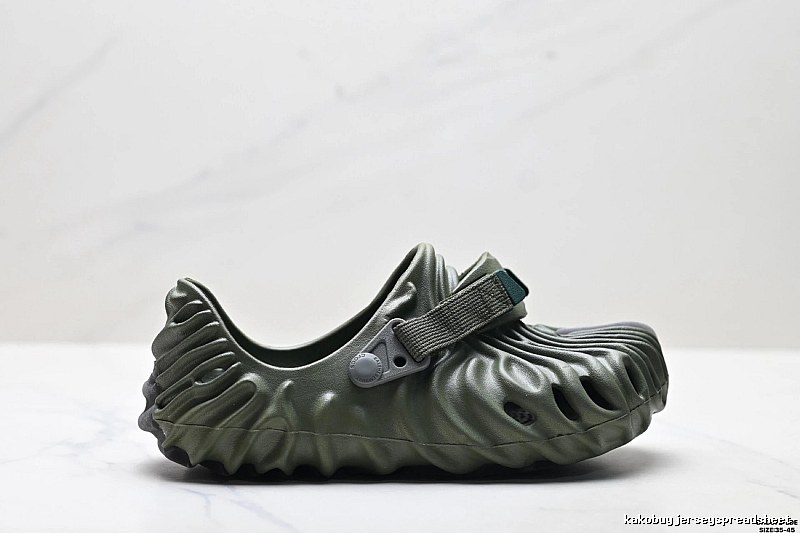 Crocs Pleated Trendy Green Shoes