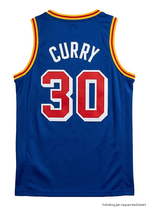 Curry No. 30 blue basketball vest