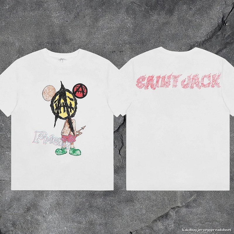 Denim Tears 2032-08 White Graphic T-Shirt City Outfit