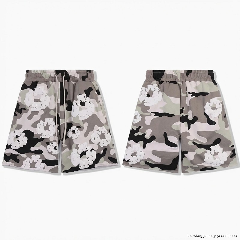 DENIM TEARS Camouflage Casual Shorts