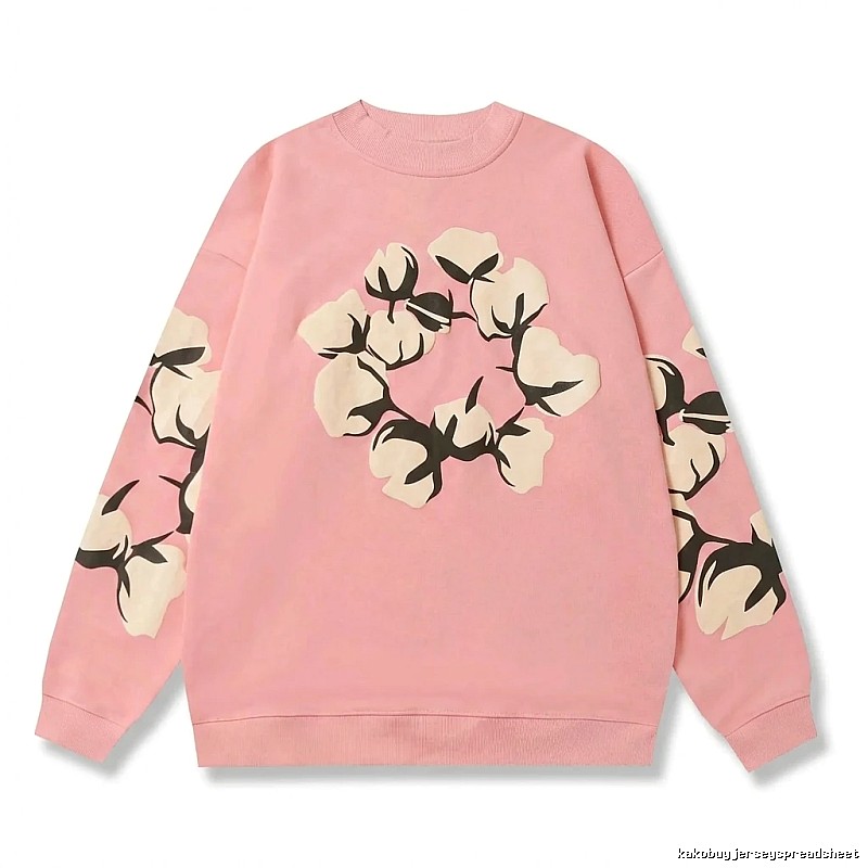 DENIM TEARS Pink Floral Sweatshirt