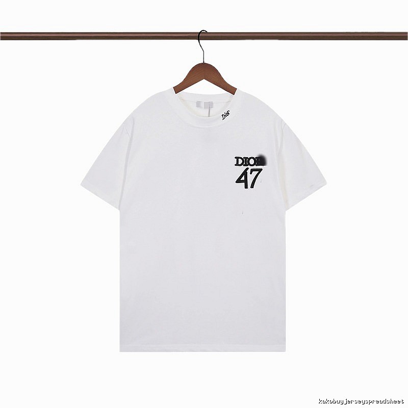 Dior 47 Collection Minimalist Style White T-Shirt