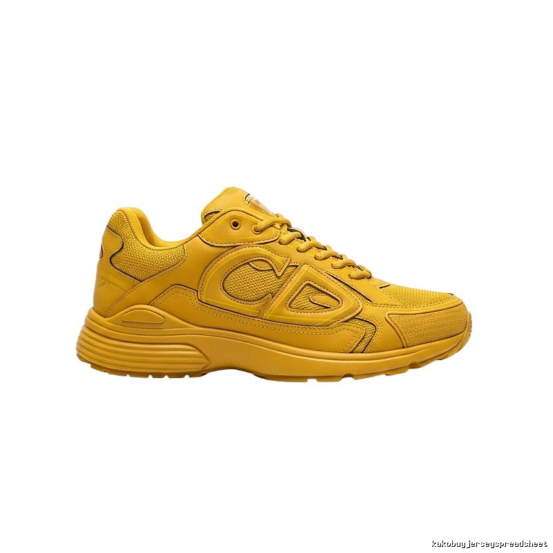 Dior B30 series yellow sports shoes