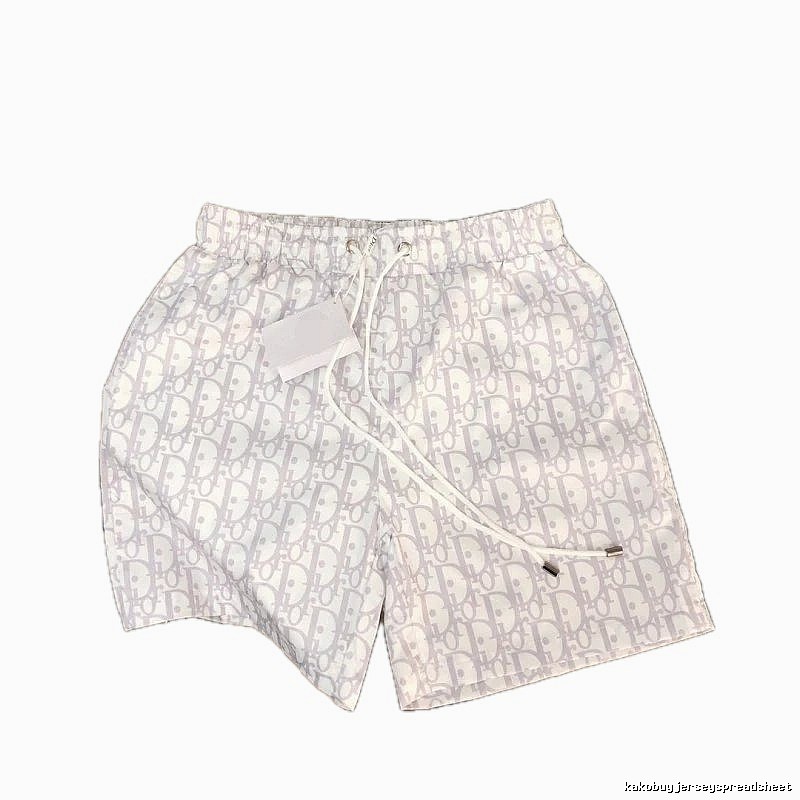 Dior Classic Monogram Casual Style Light Gray Shorts