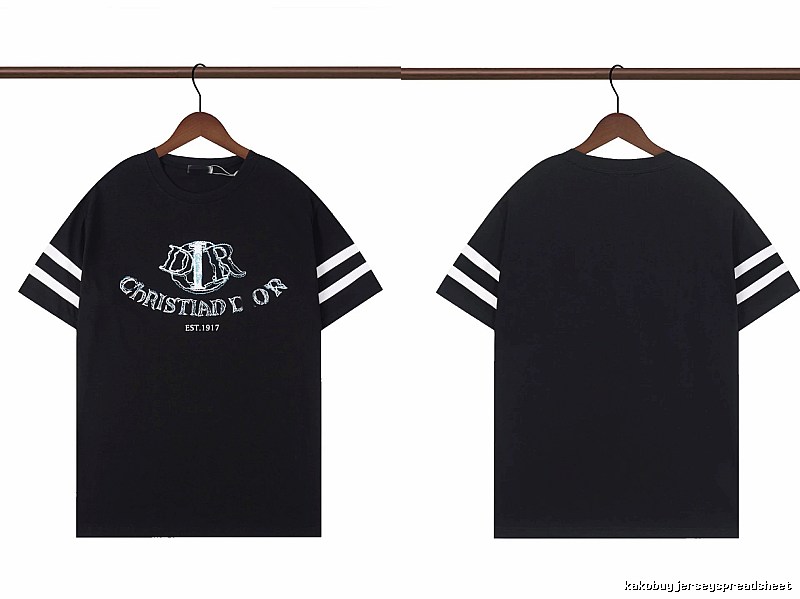 Dior Embroidered Vintage-style Black Short-sleeve T-shirt