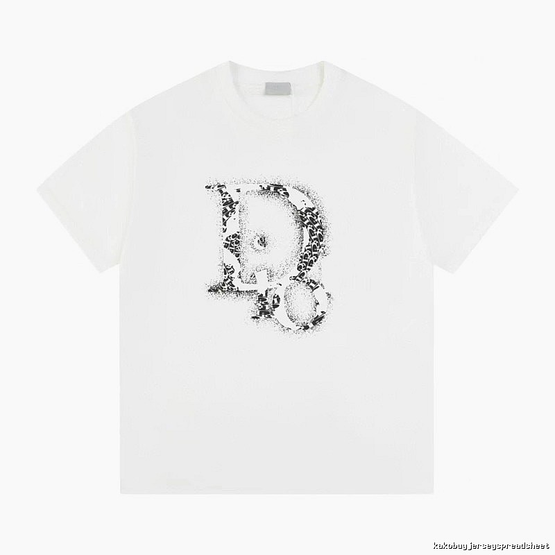 Dior Minimalist Monogram White Short-sleeved T-shirt
