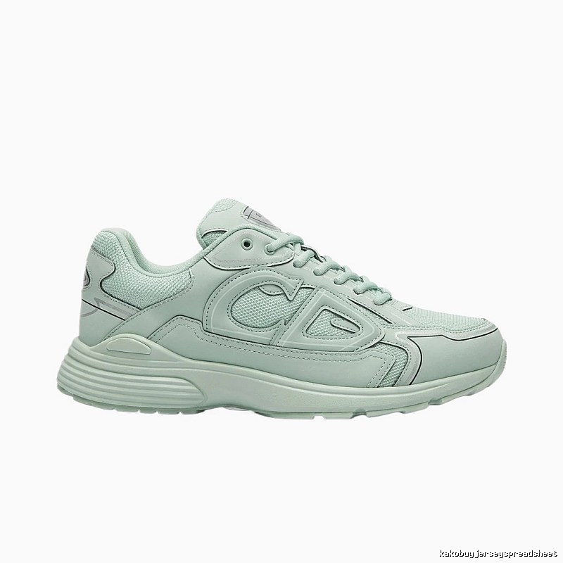 Dior retro light green sports shoes