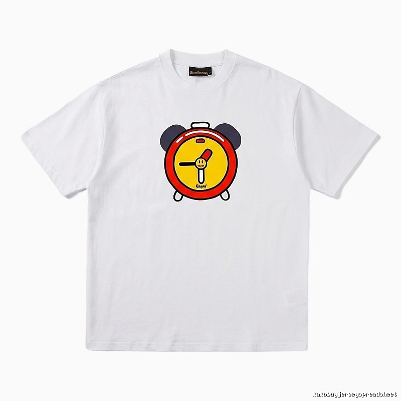 DREW Cartoon Style White T-shirt