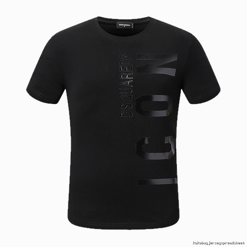 DSQUARED2 ICON Streetwear Black Short-sleeve T-shirt
