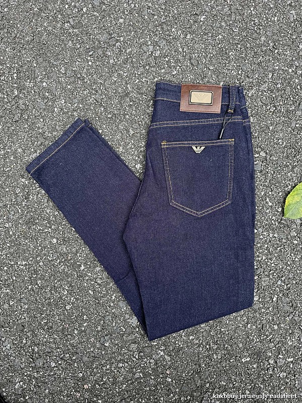 Emporio Armani Eagle Pocket Emblem And Contrast Topstitching Logo Jeans for travel