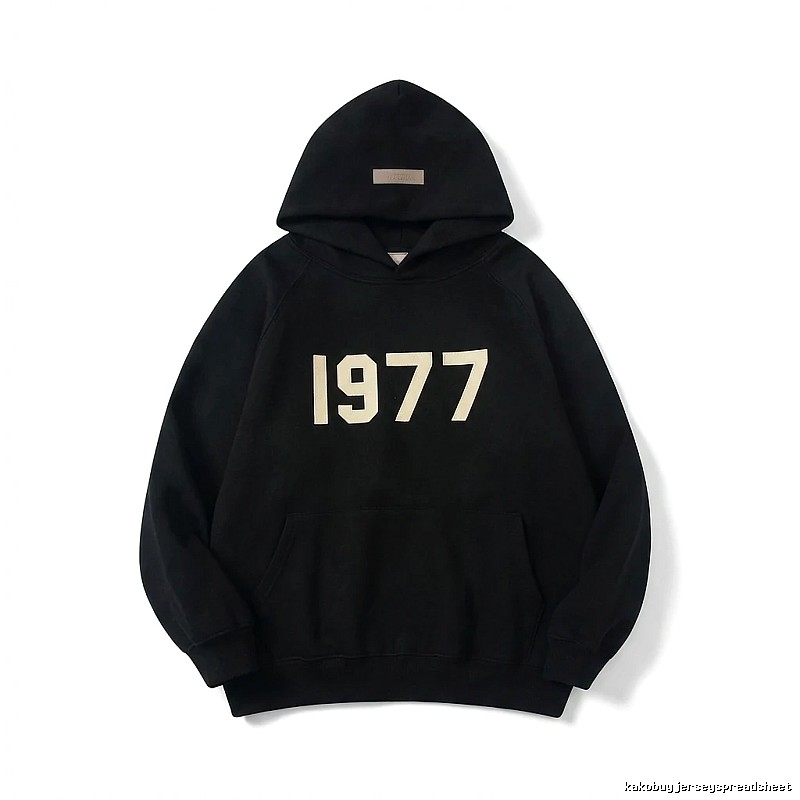 ESSENTIALS 1977 Series Black Sweatshirt