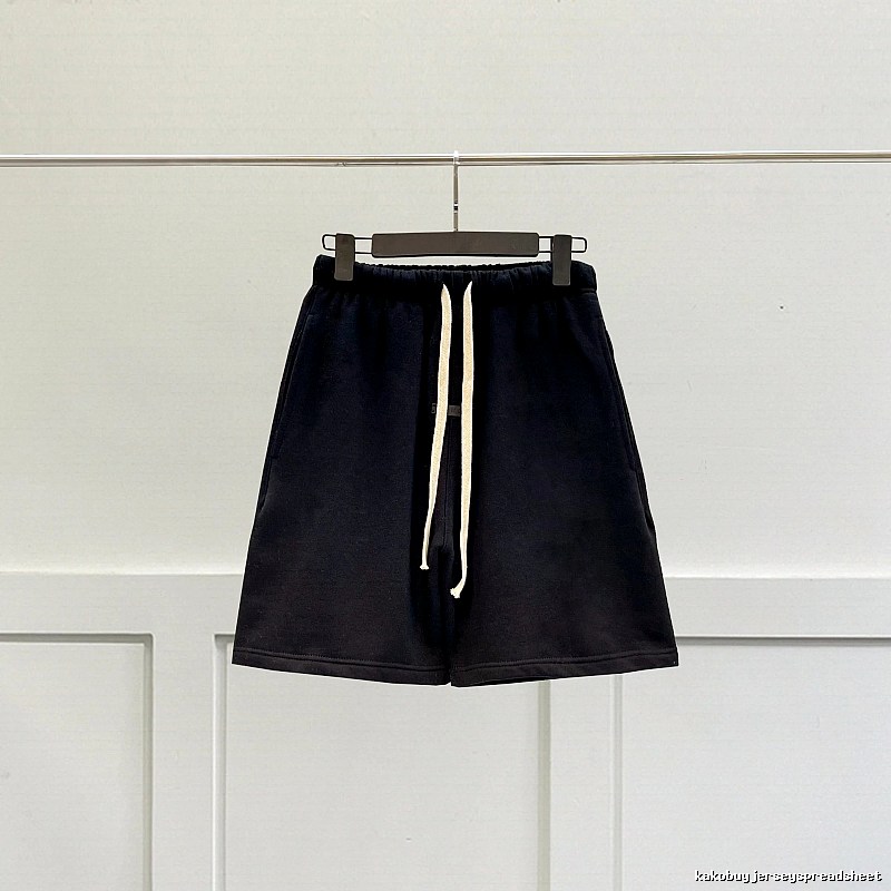 ESSENTIALS Basic Black Shorts