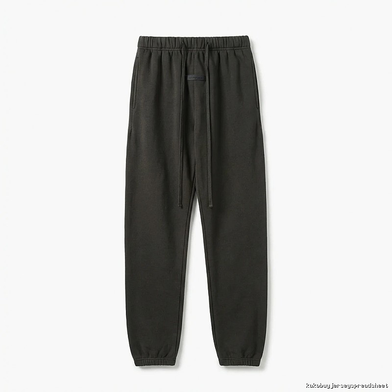 ESSENTIALS Basic Casual Black Pants