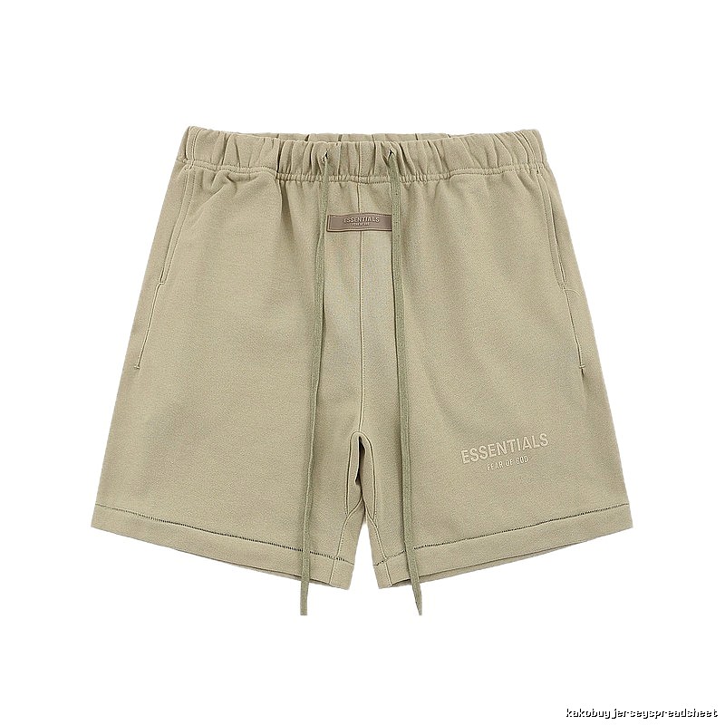 ESSENTIALS Basic Khaki Shorts