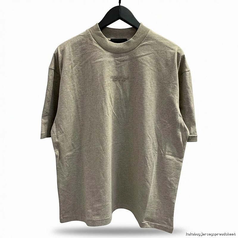 ESSENTIALS Basic Light Gray T-shirt