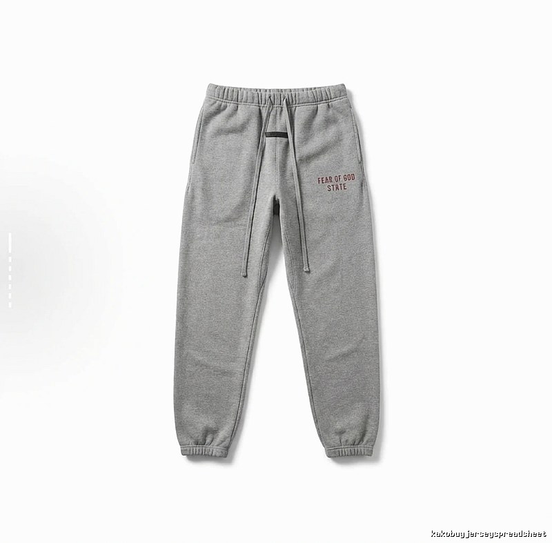 ESSENTIALS casual style grey sweatpants