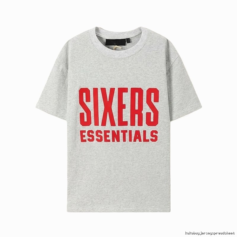 ESSENTIALS Grey Minimalist Style T-shirt